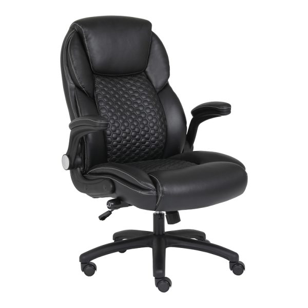 360 000022 9 Desain pakoworld pu manager kantor kursi marwarna hitam 74x73x108-116cmOffice furniture > Manager office chairs