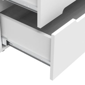 361 000018 4 2 Chest of drawers Afina pakoworld mdf in white glossy color 90x44x101cmIndoor furniture > Drawers-consoles