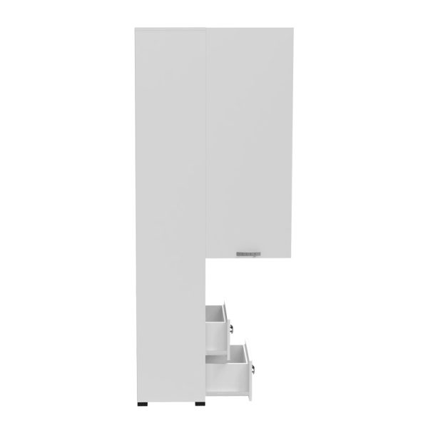 361 000023 3 2 Display-column Toscana pakoworld in white shade 50x42x222.5cmIndoor furniture > Showcases