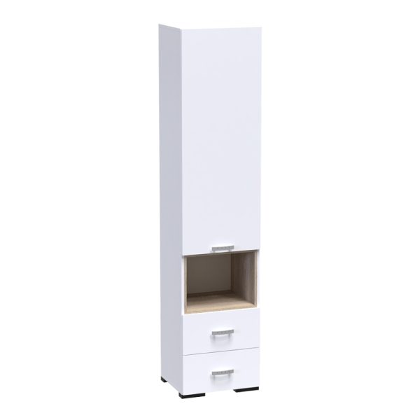 361 000023 5 Display-column Toscana pakoworld in white shade 50x42x222.5cmIndoor furniture > Showcases