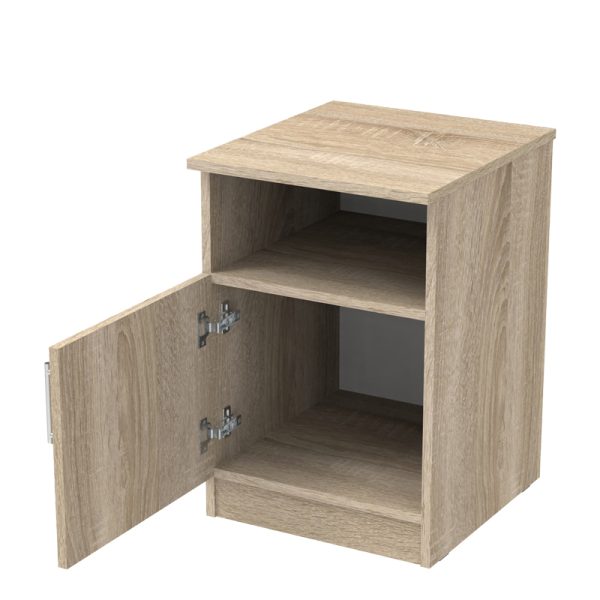 361 000033 2 8 Galdi pakoworld bedside table in sonoma color 40x45x60cmIndoor furniture > Bedside tables