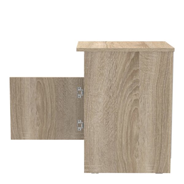 361 000033 4 8 Galdi pakoworld bedside table in sonoma color 40x45x60cmIndoor furniture > Bedside tables