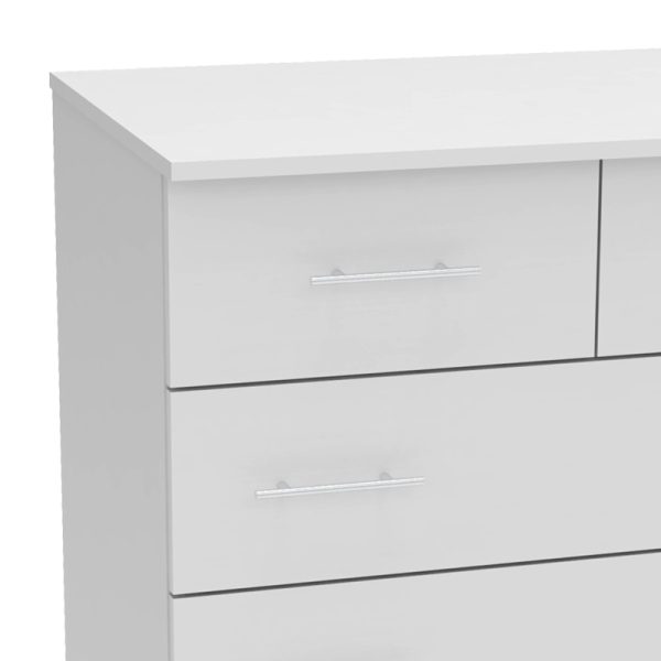 361 000040 2 2 Chest of drawers Kumode pakoworld in white color 80x45x85cmIndoor furniture > Drawers-consoles