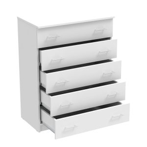 361 000043 2 2 Chest of drawers Kofre pakoworld in white color 80x45x104cmIndoor furniture > Drawers-consoles