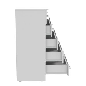 361 000043 3 2 Chest of drawers Kofre pakoworld in white color 80x45x104cmIndoor furniture > Drawers-consoles