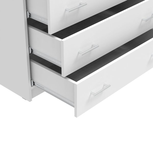 361 000043 4 2 Chest of drawers Kofre pakoworld in white color 80x45x104cmIndoor furniture > Drawers-consoles