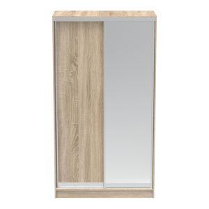 361 000047 2 7 Korredor pakoworld two-leaf sliding wardrobe with mirror in sonoma color 120x60x220cmIndoor furniture > Wardrobes