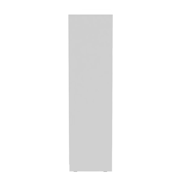 361 000048 4 5 Korredor pakoworld two-leaf sliding wardrobe with mirror in white color 120x60x220cmIndoor furniture > Wardrobes