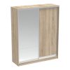 361 000052 7 Chesto pakoworld melamine buffet in white and oak color 169.2x42x87cmIndoor furniture > Buffets