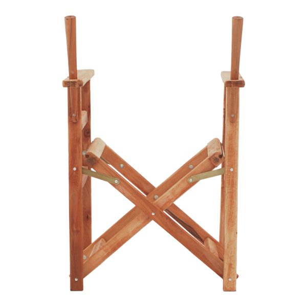363 000001 4 8 Director's armchair frame Kompa pakoworld solid beech wood in walnut color 56.5x54x88cmOutdoor furniture > Garden chair