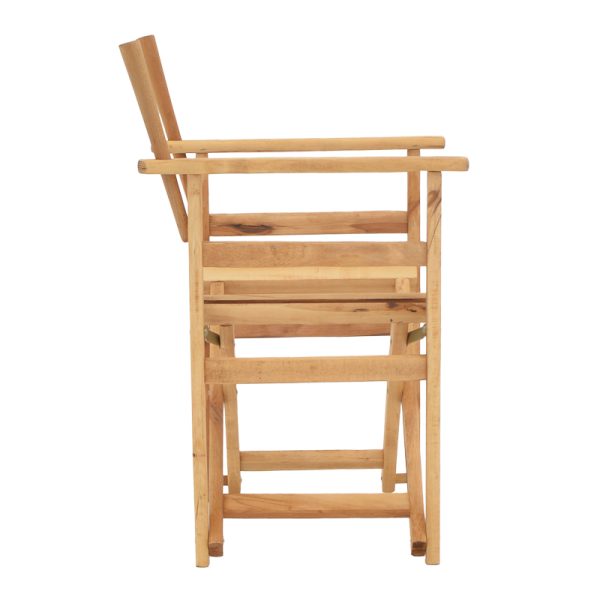 363 000002 2 5 Director's armchair frame Kompa pakoworld solid beech wood in natural color 56.5x54x88cmOutdoor furniture > Garden chair