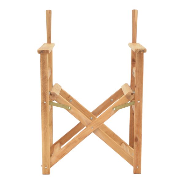 363 000002 3 5 Director's armchair frame Kompa pakoworld solid beech wood in natural color 56.5x54x88cmOutdoor furniture > Garden chair