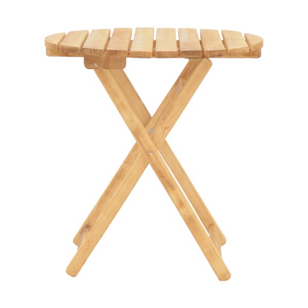 363 000005 2 5 Table Letna pakoworld solid beech wood in natural color D60x75cmOutdoor furniture > Coffee tables