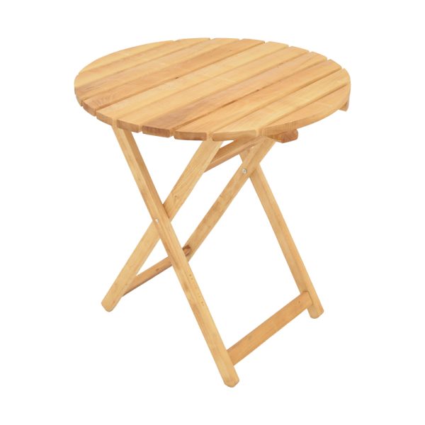 363 000005 3 5 Table Letna pakoworld solid beech wood in natural color D60x75cmOutdoor furniture > Coffee tables