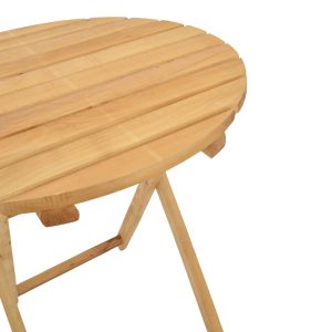 363 000005 4 5 Table Letna pakoworld solid beech wood in natural color D60x75cmOutdoor furniture > Coffee tables