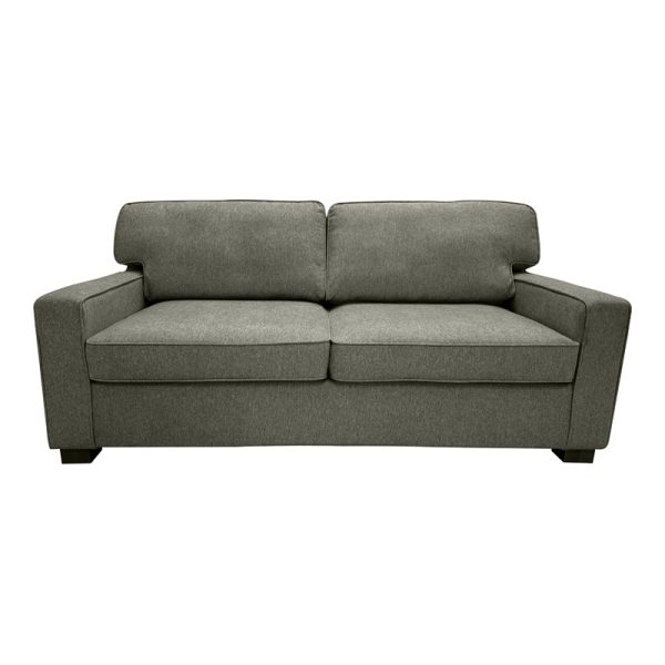 365 000002 2 2 Sofa-bed two-seater Polaris pakoworld fabric in khaki color 181x91x83cmIndoor furniture > Sofas-bed