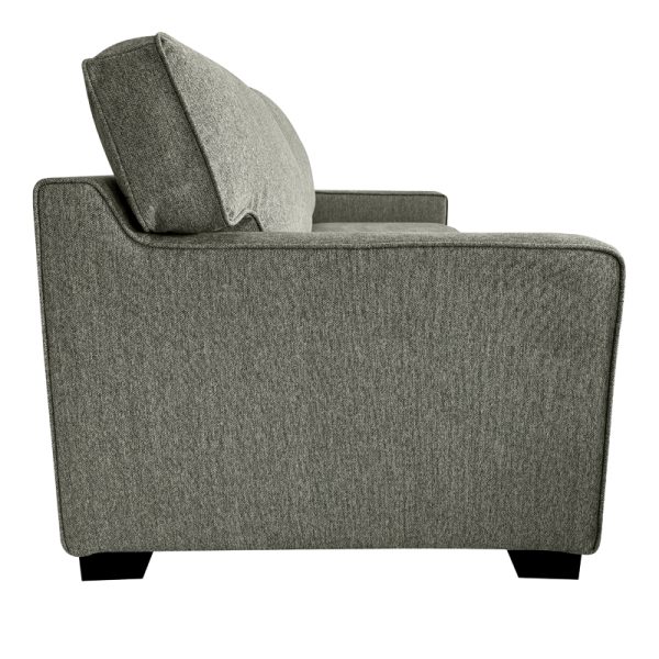 365 000002 4 2 Sofa-bed two-seater Polaris pakoworld fabric in khaki color 181x91x83cmIndoor furniture > Sofas-bed