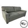 365 000002 5 Sofa-bed two-seater Polaris pakoworld fabric in pistachio grren color 181x91x83cmIndoor furniture > Sofas-bed