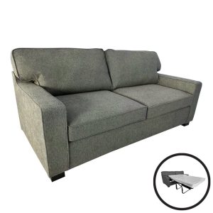 365 000002 5 Sofa-bed two-seater Polaris pakoworld fabric in khaki color 181x91x83cmIndoor furniture > Sofas-bed