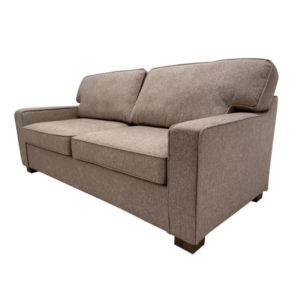 365 000003 3 2 Sofa-bed two-seater Polaris pakoworld fabric in beige color 181x91x83cmIndoor furniture > Sofas-bed