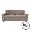 365 000003 5 Sofa-bed two-seater Polaris pakoworld fabric in pistachio grren color 181x91x83cmIndoor furniture > Sofas-bed