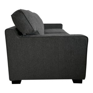 365 000004 3 5 Sofa-bed two-seater Polaris pakoworld fabric in dark grey color 181x91x83cmIndoor furniture > Sofas-bed