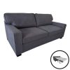 365 000004 8 Sofa-bed two-seater Polaris pakoworld fabric in khaki color 181x91x83cmIndoor furniture > Sofas-bed