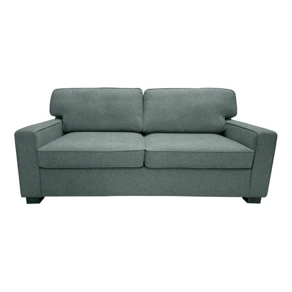 365 000005 2 6 Sofa-bed two-seater Polaris pakoworld fabric in pistachio grren color 181x91x83cmIndoor furniture > Sofas-bed