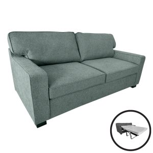 365 000005 9 Sofa-bed two-seater Polaris pakoworld fabric in pistachio grren color 181x91x83cmIndoor furniture > Sofas-bed