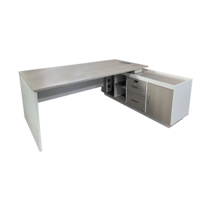 367 000002 8 Professional work corner desk Armadi pakoworld sonoma-white 180x80x75cmOffice furniture > Professional desk