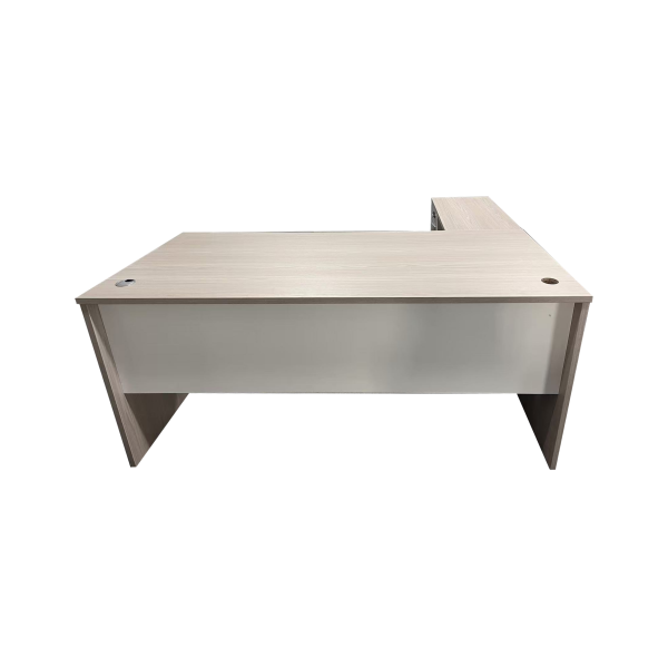 367 000004 2 7 Professional work corner desk Armadi pakoworld sonoma-white 140x70x75cmOffice furniture > Professional desk