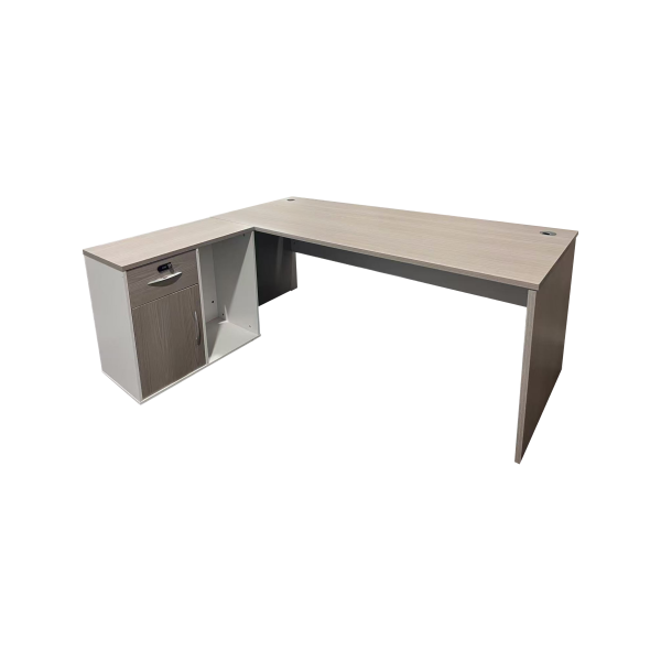 367 000004 9 Professional work corner desk Armadi pakoworld sonoma-white 140x70x75cmOffice furniture > Professional desk