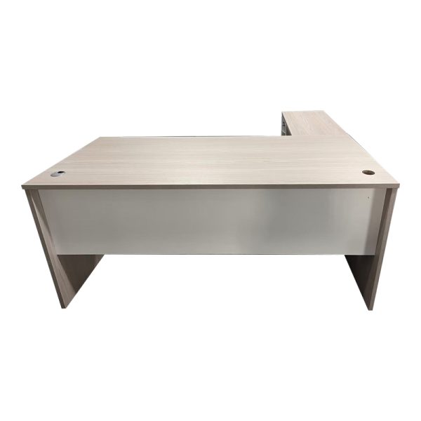 367 000005 2 2 Professional work corner desk Armadi pakoworld in sonoma-white 180x80x75cmOffice furniture > Professional desk