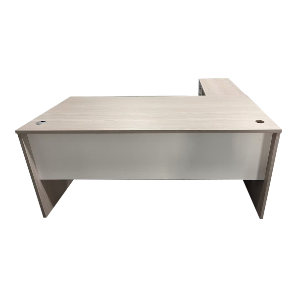 367 000005 2 3 Professional work corner desk Armadi pakoworld in sonoma-white 180x80x75cmOffice furniture > Professional desk