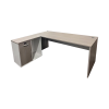 367 000005 5 Office cabinet Armadi pakoworld in sonoma-white color 80x40x120cmOffice furniture > Office cupboards