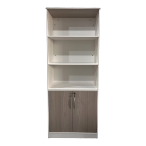 367 000009 1 4 Office bookcase Armadi pakoworld in sonoma-white color 80x40x200cmOffice furniture > Bookshelves