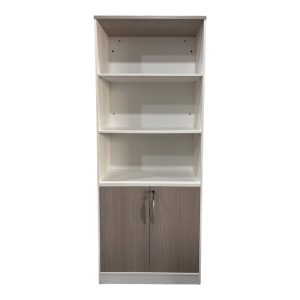 367 000009 4 Office bookcase Armadi pakoworld in sonoma-white color 80x40x200cmOffice furniture > Bookshelves