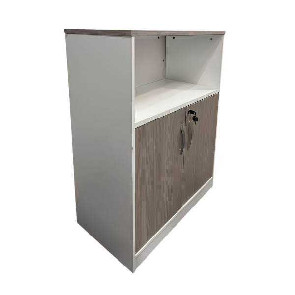 367 000010 5 Office cabinet Armadi pakoworld in sonoma-white color 80x40x120cmOffice furniture > Office cupboards