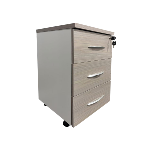 367 000016 12 Armadi pakoworld desk drawer on wheels in sonoma-white shade 40x40x55cmOffice furniture > Drawers office