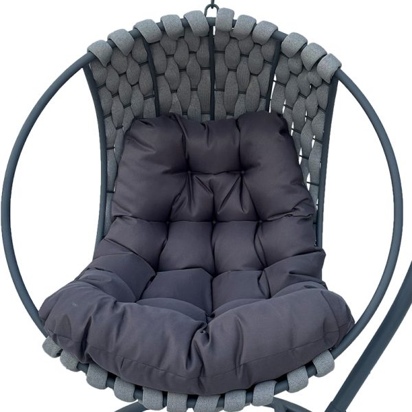 368 000004 3 10 Makito pakoworld swing nest metal base - pvc in grey color 100x105x195cmOutdoor furniture > Gardens swings