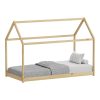 370 000001 1 Montessori style Lilly children's bed pakoworld grey shade pine wood 90x190cmIndoor furniture > Children's Room