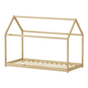 370 000001 2 1 Children's bed Nino Montessori type pakoworld pine wood in a natural shade 90x190cmIndoor furniture > Children's Room