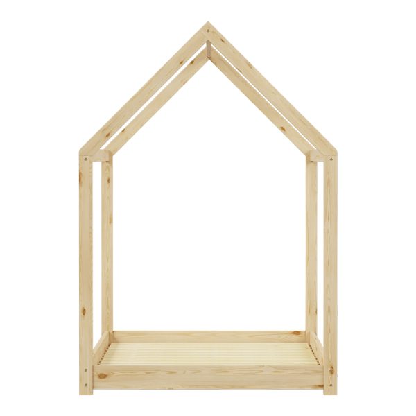 370 000001 4 1 Children's bed Nino Montessori type pakoworld pine wood in a natural shade 90x190cmIndoor furniture > Children's Room