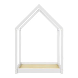 370 000002 4 1 Children's bed Nino Montessori type pakoworld pine wood in white shade 90x190cmIndoor furniture > Children's Room