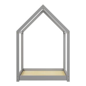 370 000003 4 1 Children's bed Nino Montessori type pakoworld pine wood in grey shade 90x190cmIndoor furniture > Children's Room