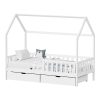 370 000014 2 Selma bedside table pakoworld in sonoma-white shade 29.7x29.7x45cmIndoor furniture > Bedside tables
