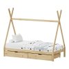 370 000018 1 Children's bunk bed Nani pakoworld pine wood in white shade 90x190cmIndoor furniture > Children's Room
