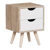 370 000024 4 Bambie children's bed with railing Montessori type pakoworld pine wood in white shade 70x140cmIndoor furniture > Children's Room