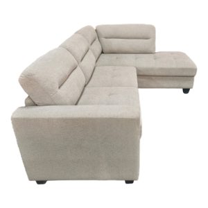 371 000003 2 5 Corner sofa left corner Camile pakoworld beige fabric 270x174x95cmIndoor furniture > Cornered sofas