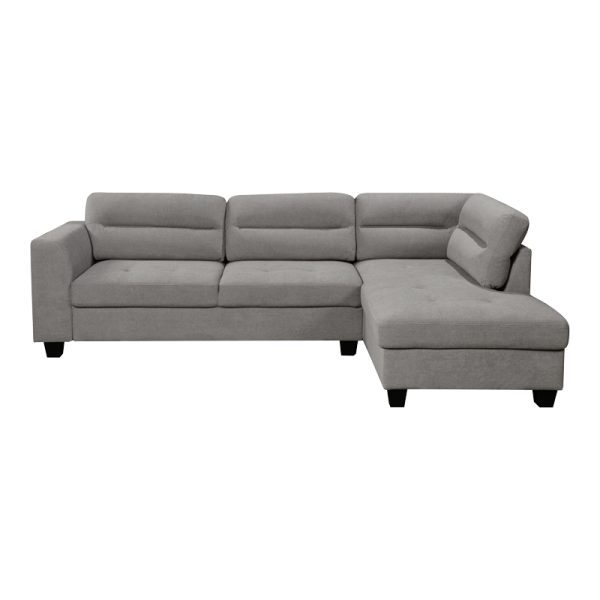 371 000005 2 5 Corner sofa left corner Camile pakoworld anthracite fabric 270x174x95cmIndoor furniture > Cornered sofas